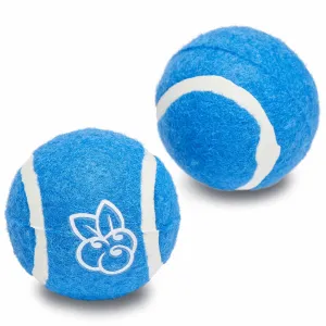 2pc Pack 2.5" Tennis Balls Dog Toy in Blue