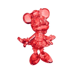 3D Crystal Puzzle - Disney Minnie Mouse (Red): 39 Pcs