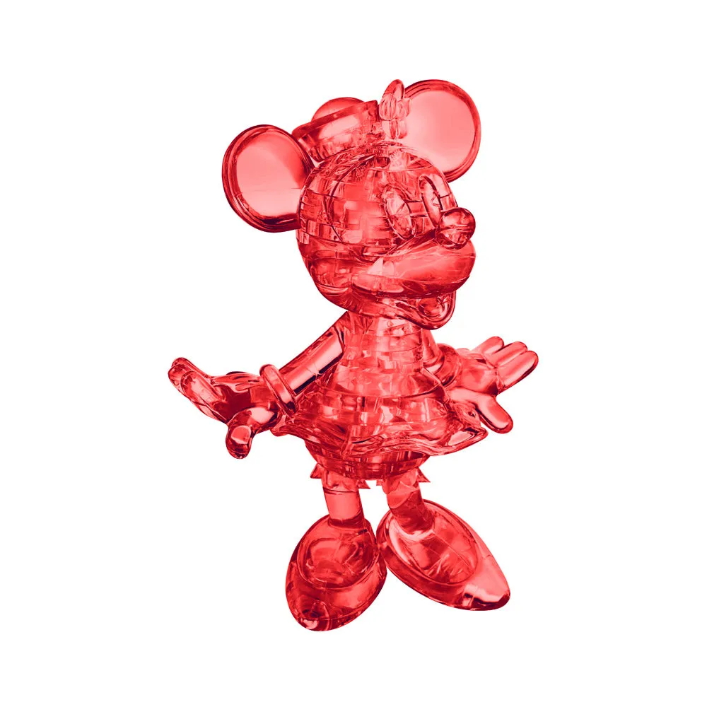 3D Crystal Puzzle - Disney Minnie Mouse (Red): 39 Pcs