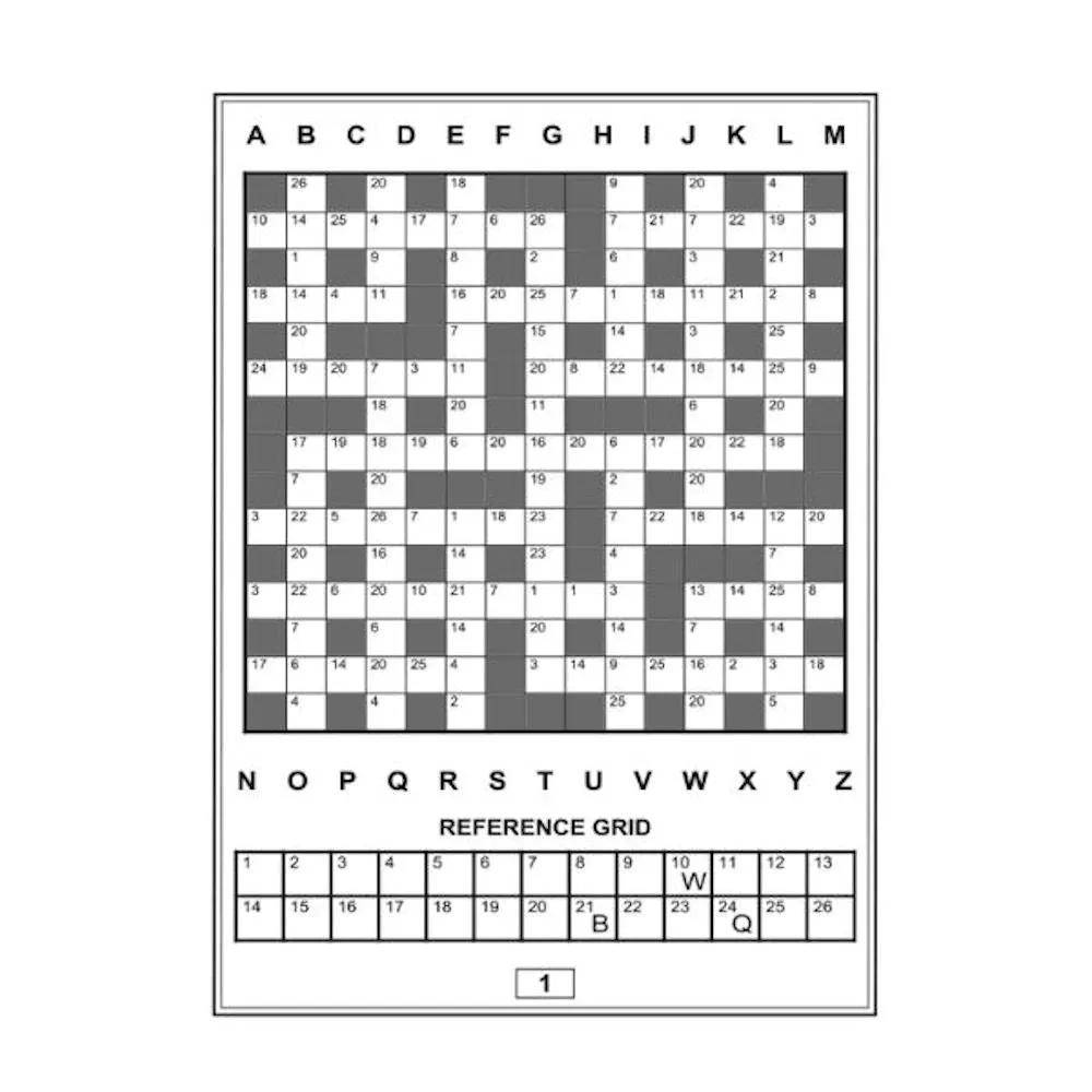 A4 Code Breaks - Assorted Challenging Puzzles High Quality Paper Relaxing Brain Teasers