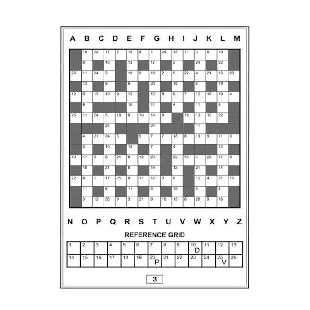 A4 Code Breaks - Assorted Challenging Puzzles High Quality Paper Relaxing Brain Teasers