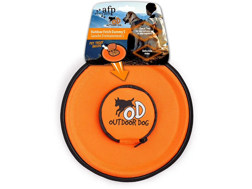 AFP Outdoor Fetch flying disc - Orange & Green