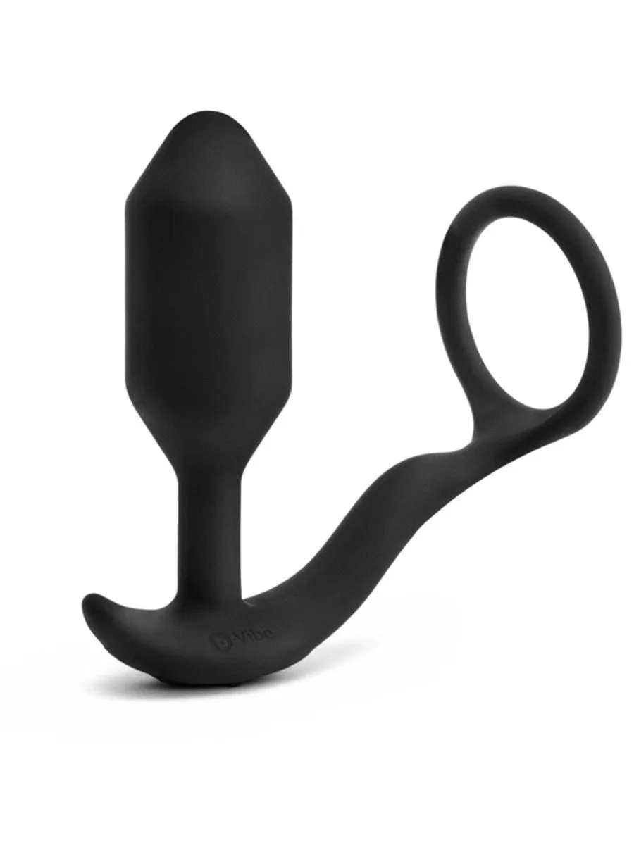 b-Vibe Snug and Tug Vibrating Cock Ring Prostate Plug