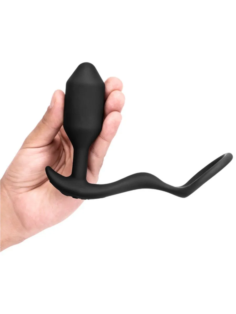 b-Vibe Snug and Tug Vibrating Cock Ring Prostate Plug