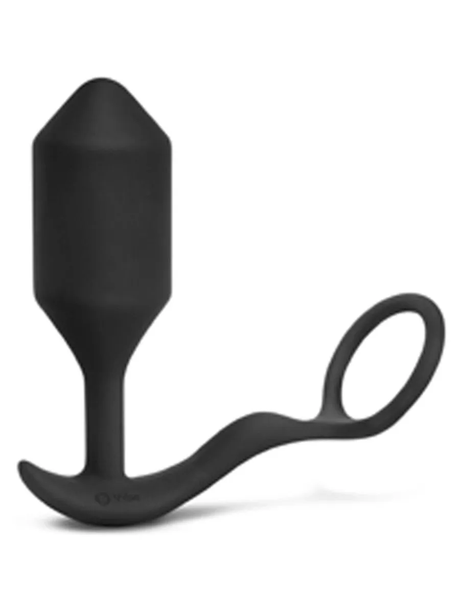 b-Vibe Snug and Tug Vibrating Cock Ring Prostate Plug