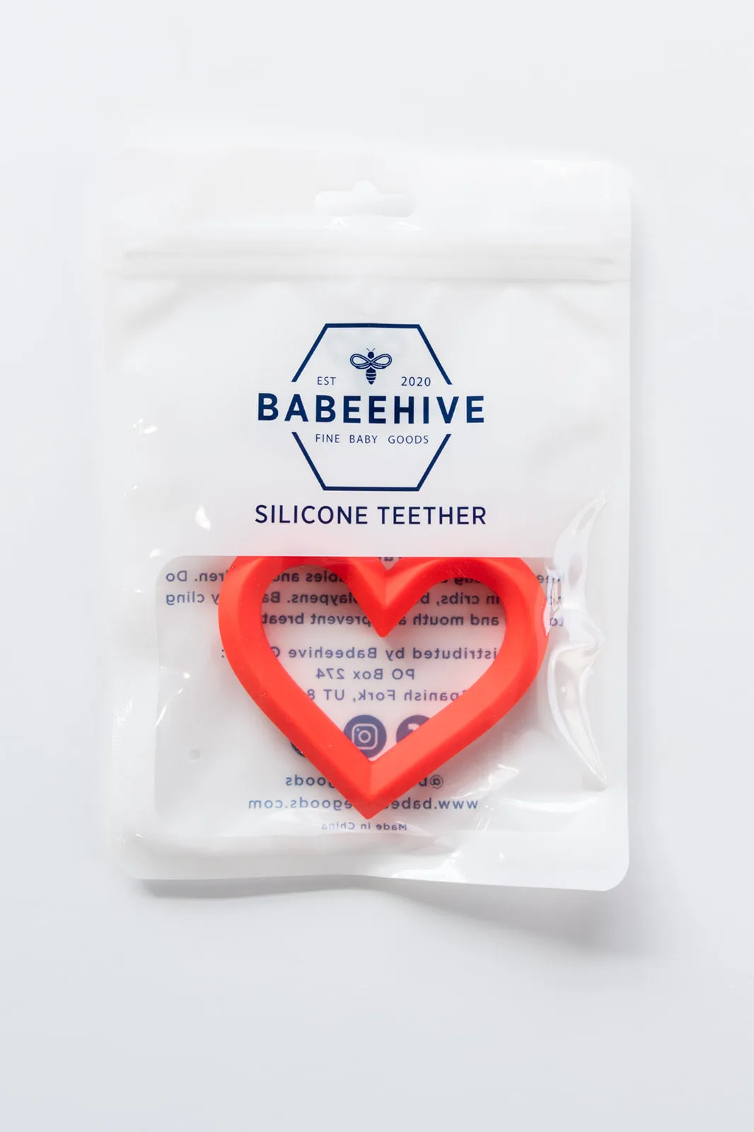 Babeehive Goods Heart Teether