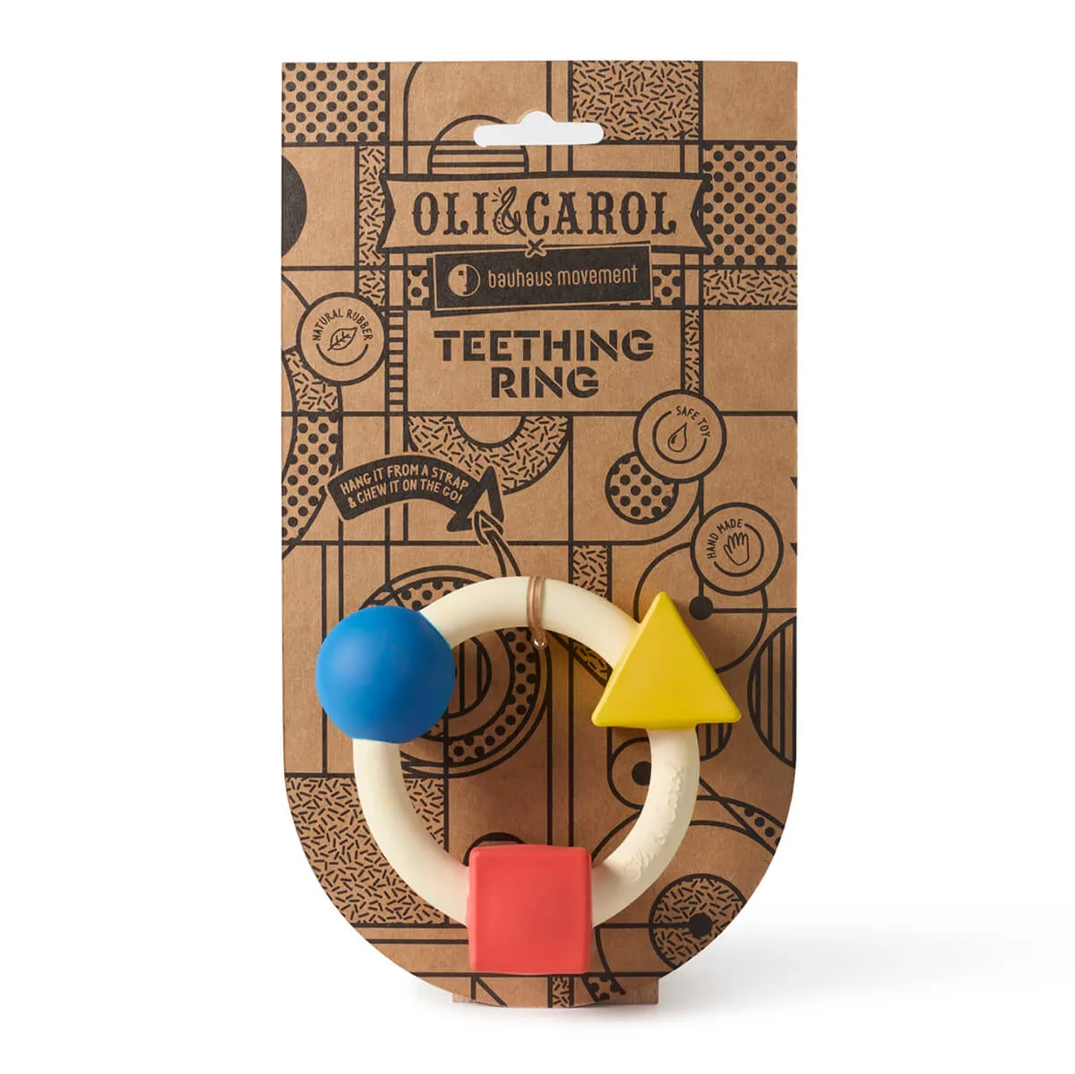 Bauhaus Movement Teething Ring by Oli & Carol