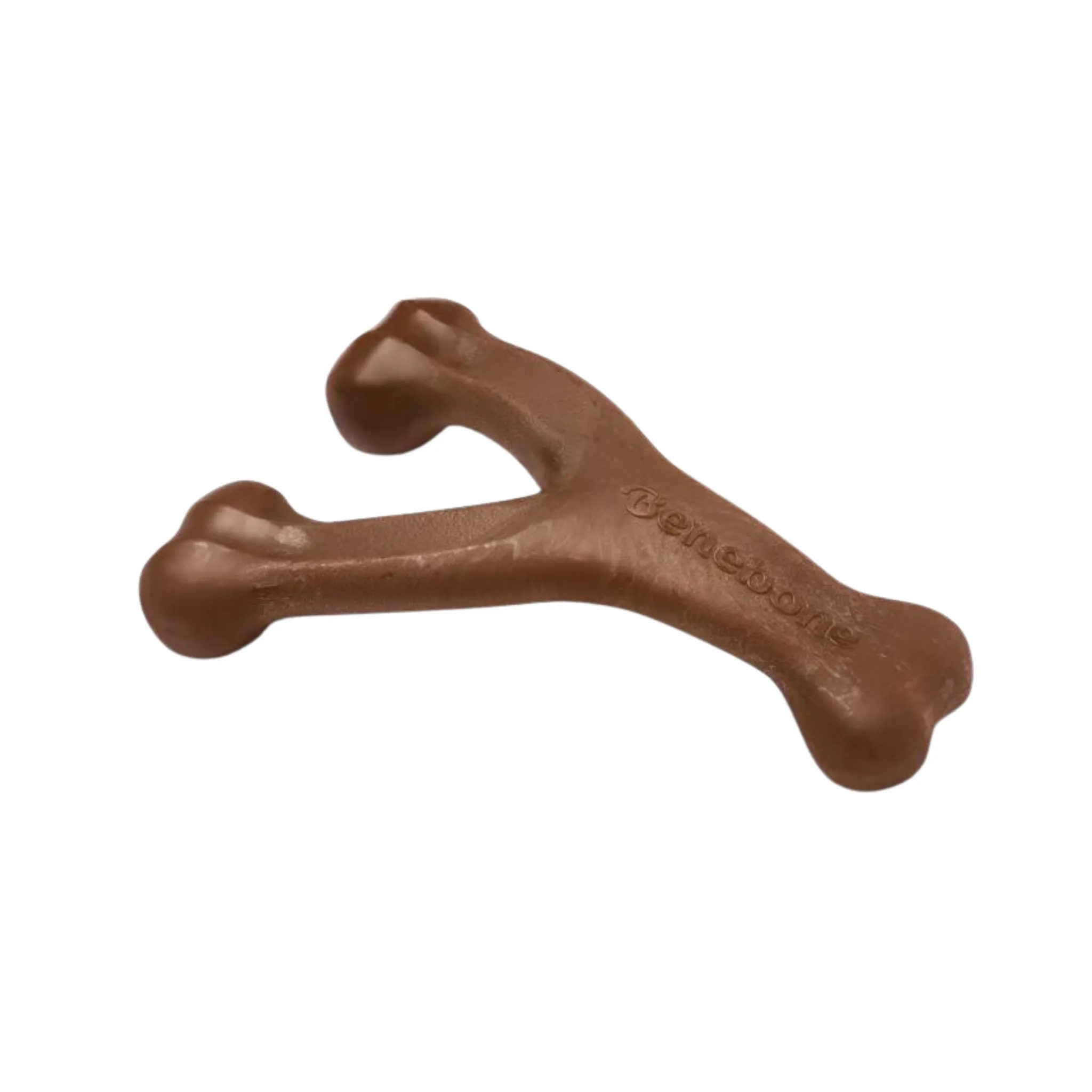 BeneBone Durable Peanut Butter Wishbone Dog Chew