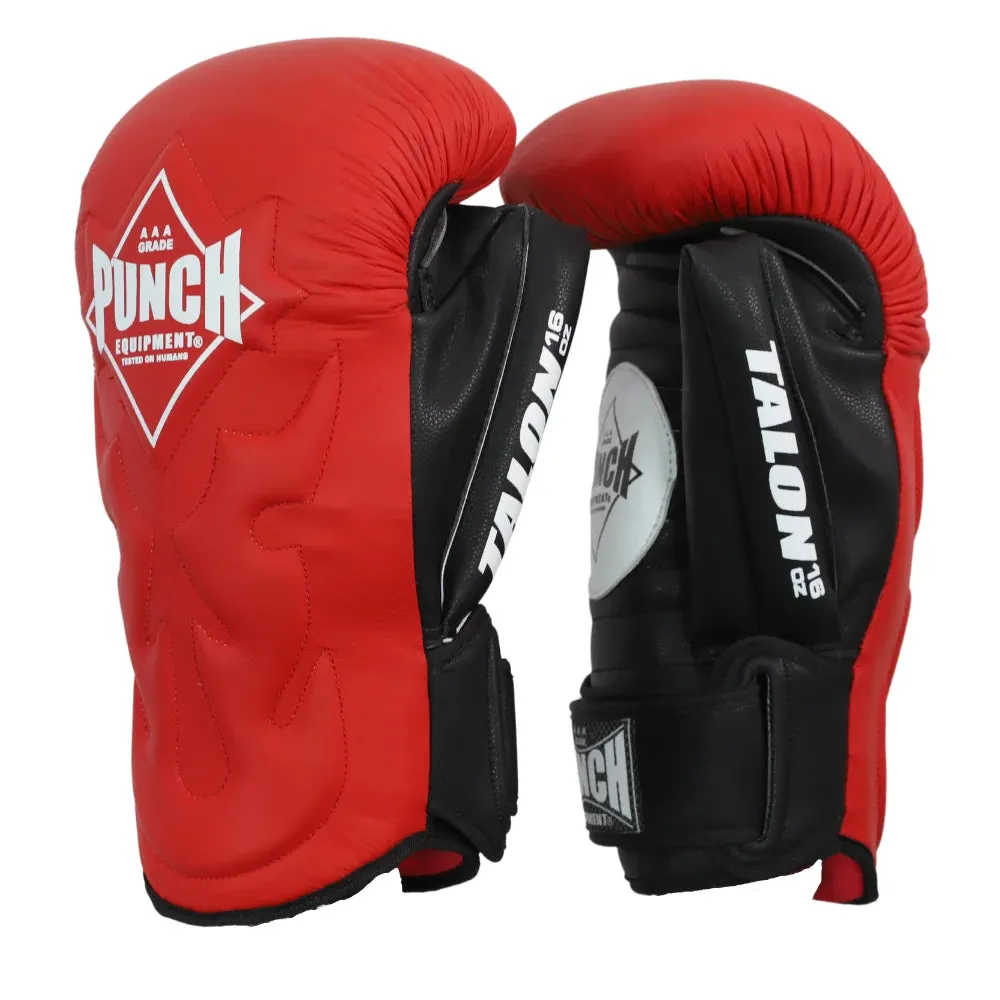 BOXING GLOVE/PAD HYBRID - Talon™ - 16oz - RED/BLACK