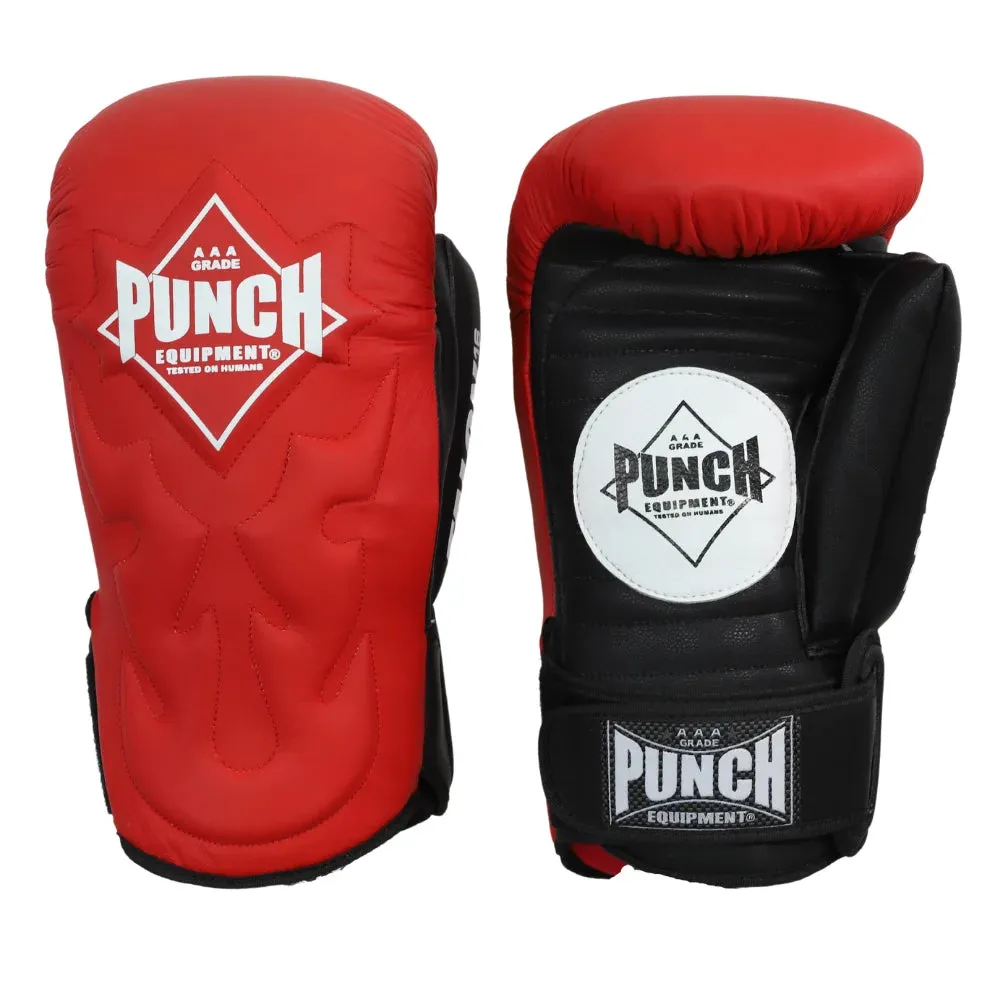 BOXING GLOVE/PAD HYBRID - Talon™ - 16oz - RED/BLACK