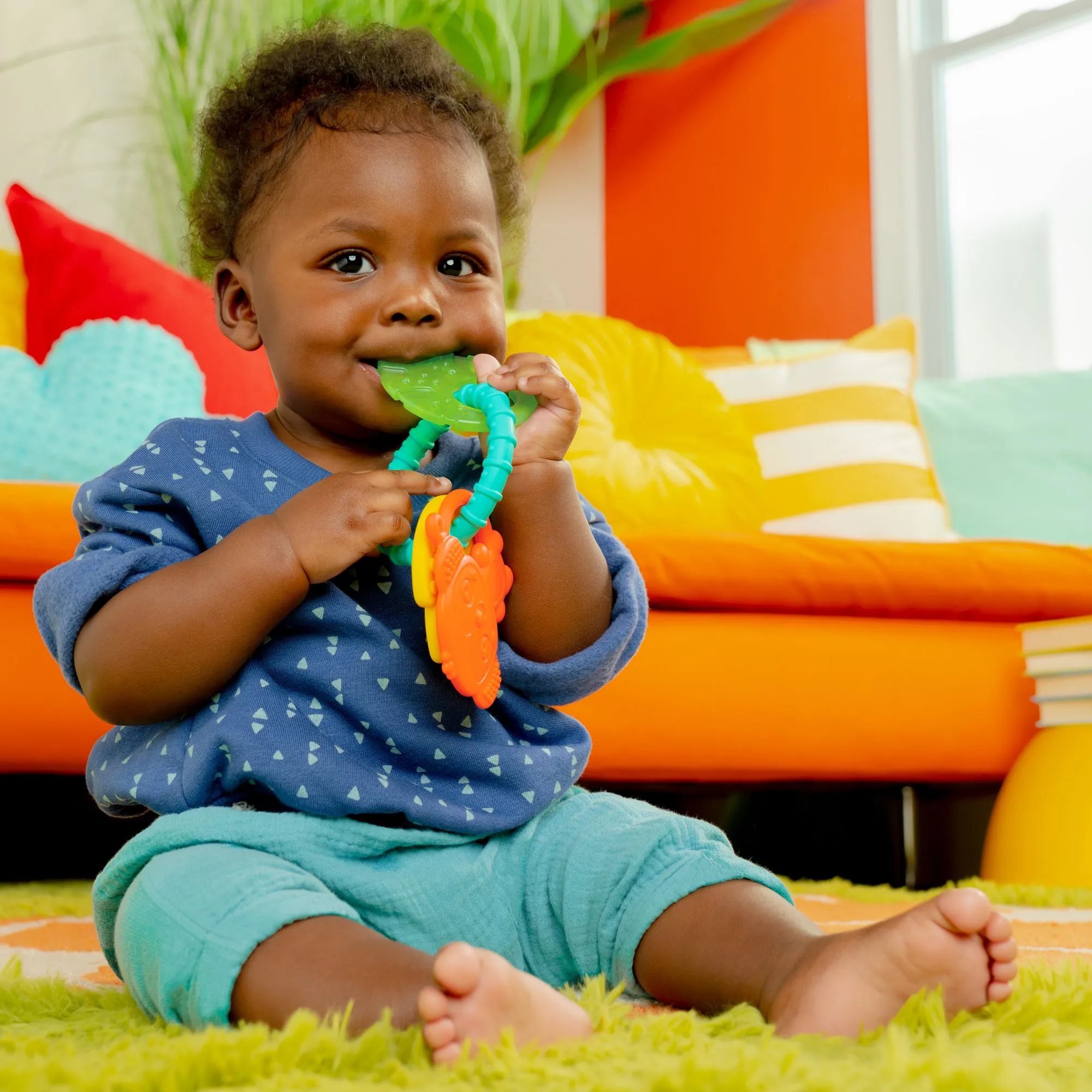 Bright Starts Tropical Chews Teething Ring