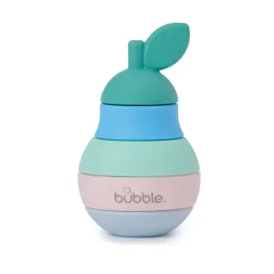 Bubble Silicone Stacking Pear Teether