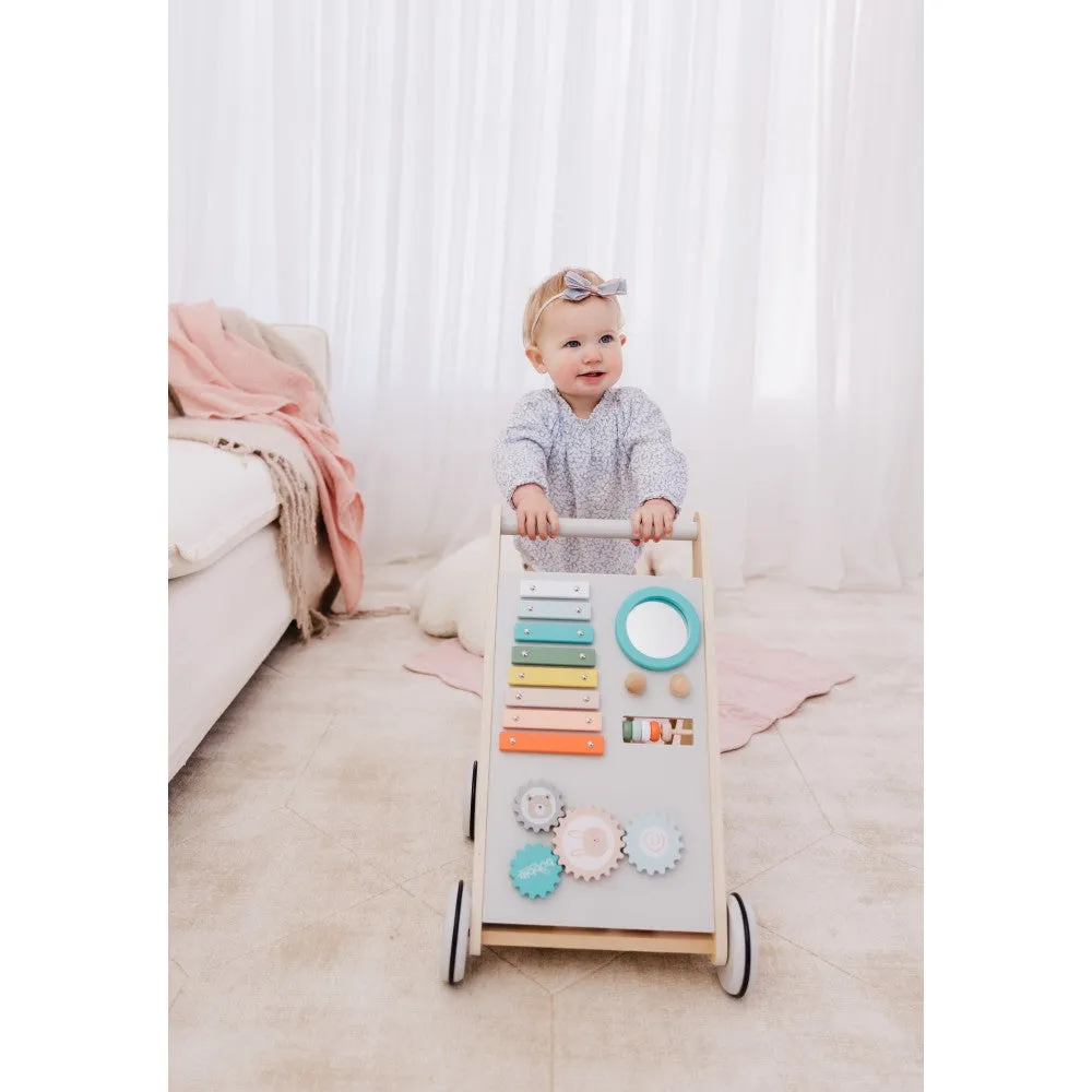 Bubble Wooden Activity Play Walker