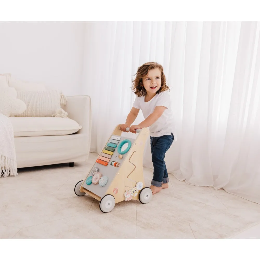 Bubble Wooden Activity Play Walker