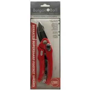 Burgon & Ball Footrot Shears Serrated Supersharp