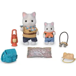 Calico Critters Exciting Exploration Set - Latte Cat Brother & Baby