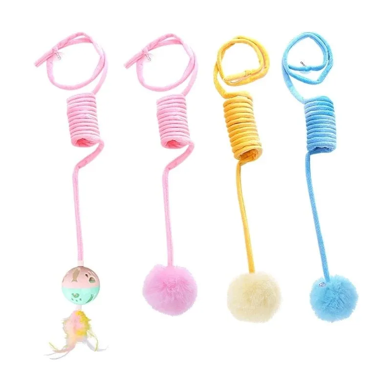 Cat Woolen Spring Toy