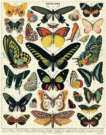 Cavallini & Co. Butterflies 1000 Piece Puzzle