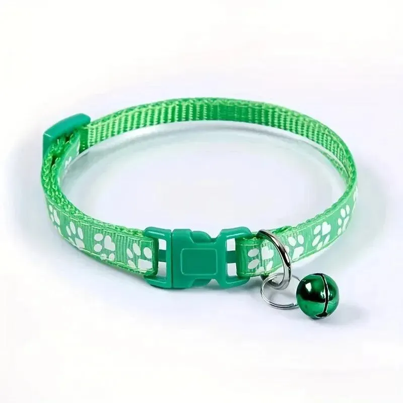 Colorful Adjustable Cat Collar