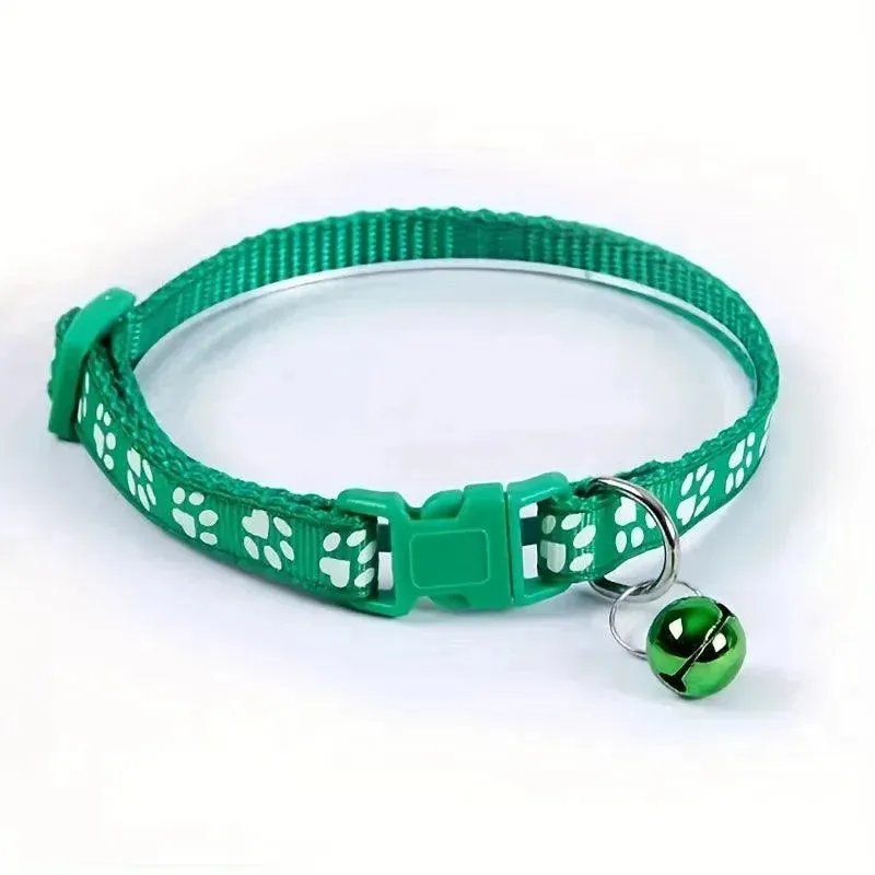 Colorful Adjustable Cat Collar