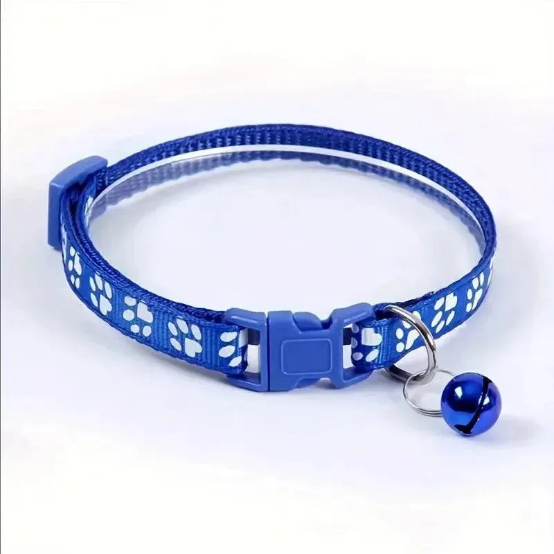 Colorful Adjustable Cat Collar