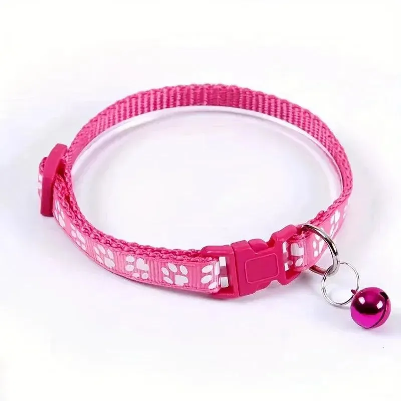 Colorful Adjustable Cat Collar