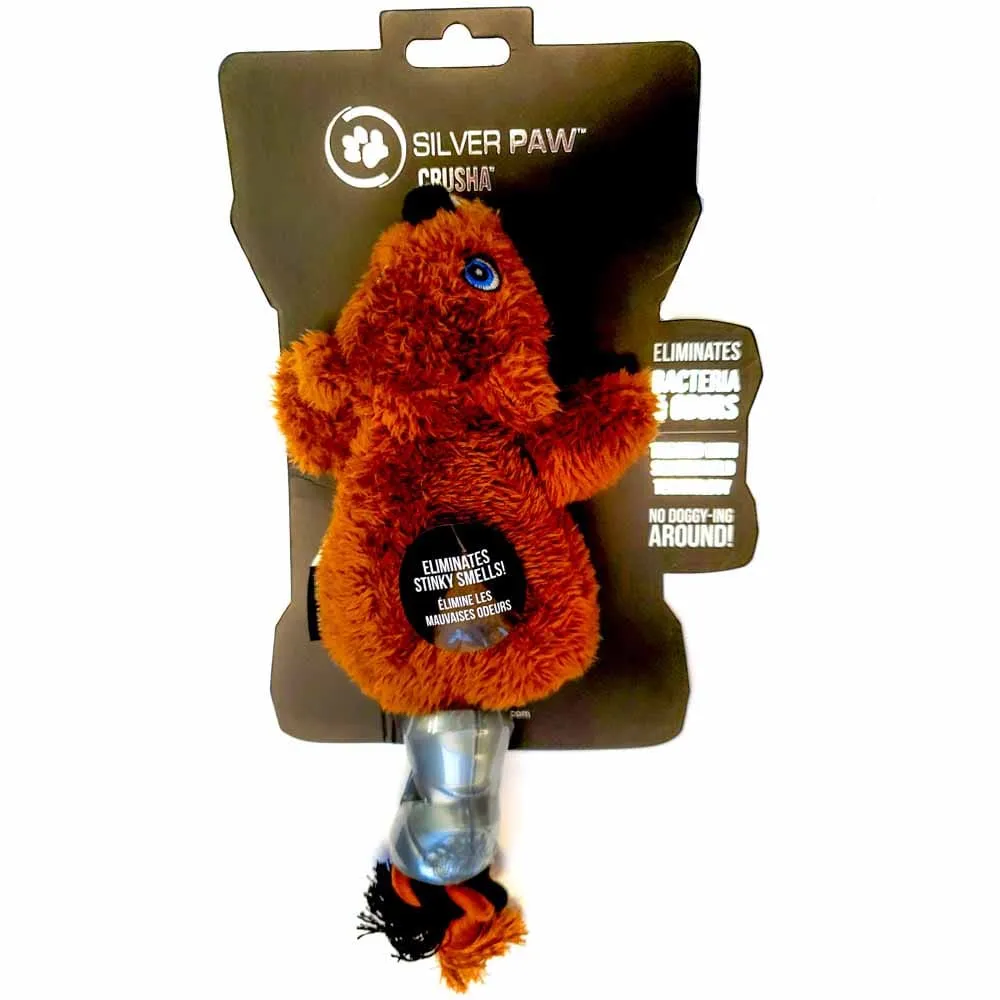 Crusha Tails Animal Dog Toy; Available in 3 styles