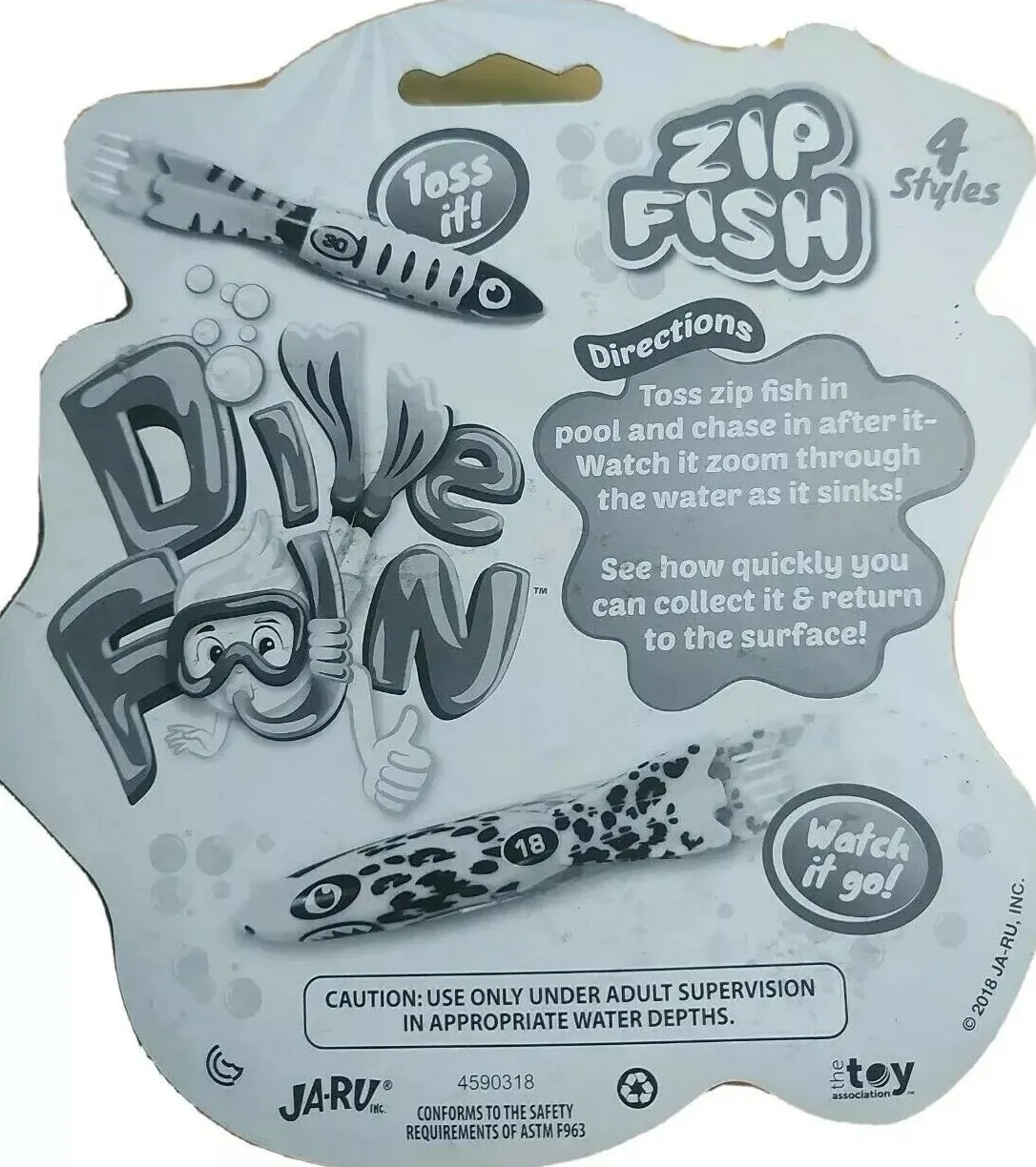 Dive Fun Zip Fish Pool Toy