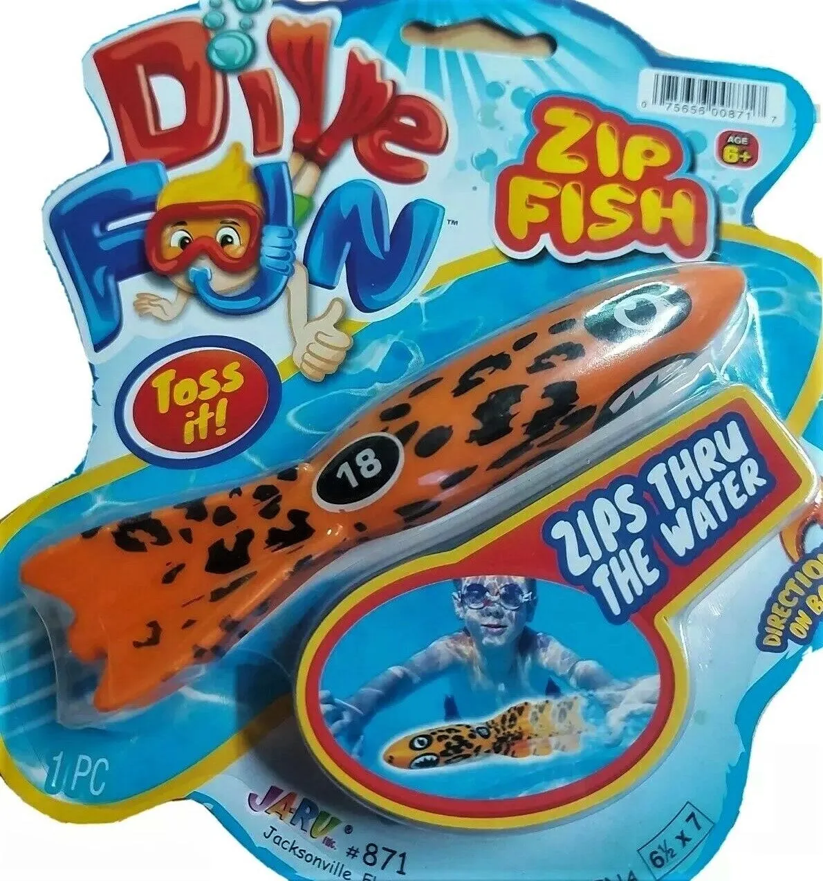 Dive Fun Zip Fish Pool Toy