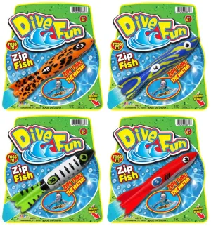 Dive Fun Zip Fish Pool Toy