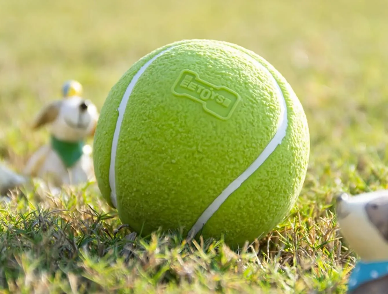 Dog Chew Toy Green Tennis Sound Training Ball