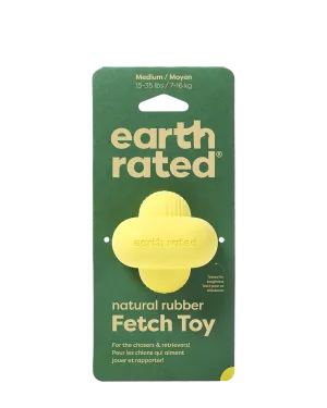 Earth Rated Yellow Fetch Dog Toy - Medium 2.5"