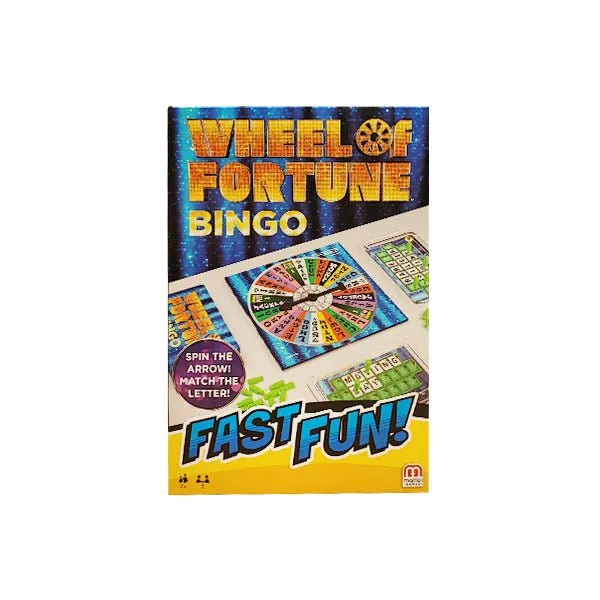 Fast Fun Wheel Of Fortune Bingo Game