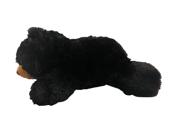 Floppy and Irresistible Black Bear Plush