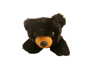 Floppy and Irresistible Black Bear Plush