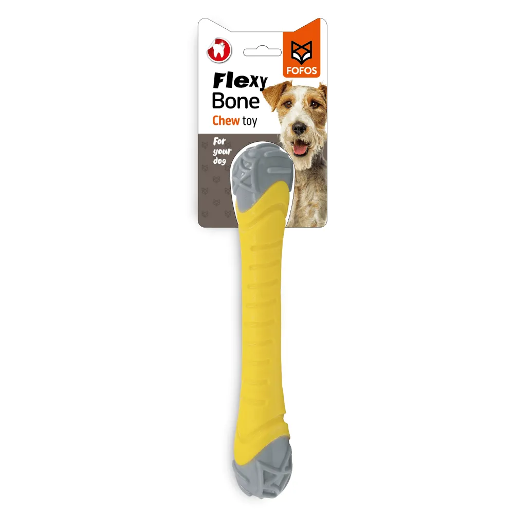 Fofos Flexy Bone Chew Toy for Dogs