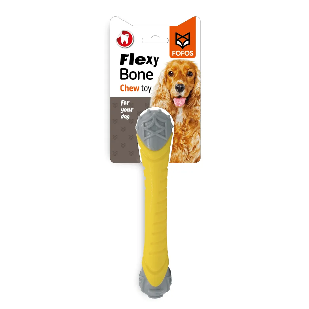 Fofos Flexy Bone Chew Toy for Dogs