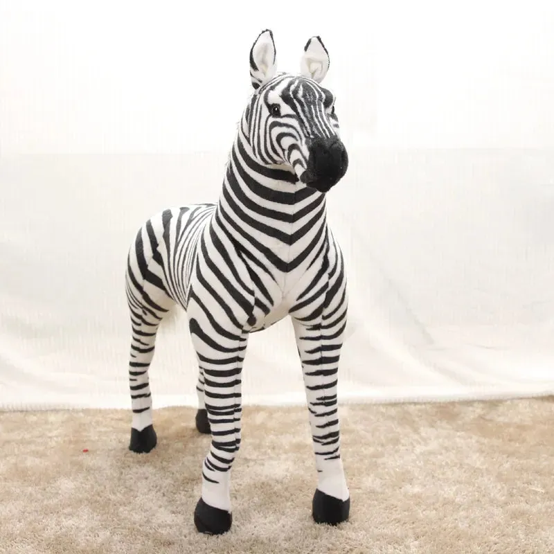 Giant Zebra Plush Stuffed Toy