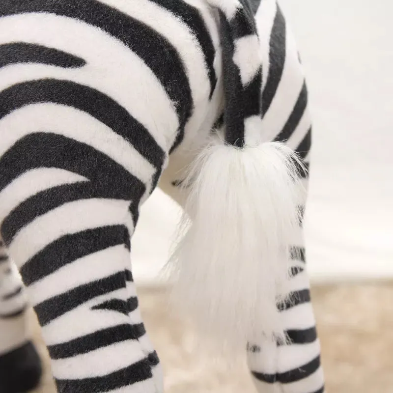 Giant Zebra Plush Stuffed Toy