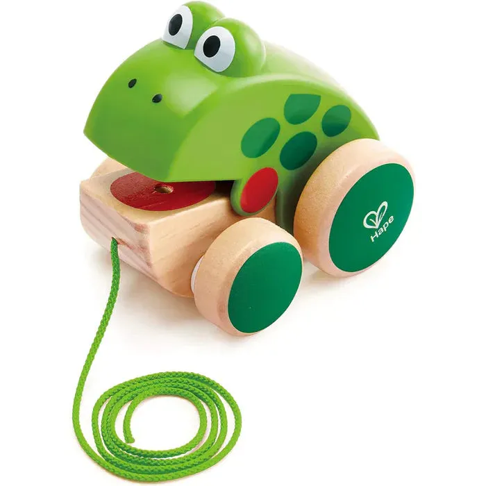 Hape - Frog Pull Along