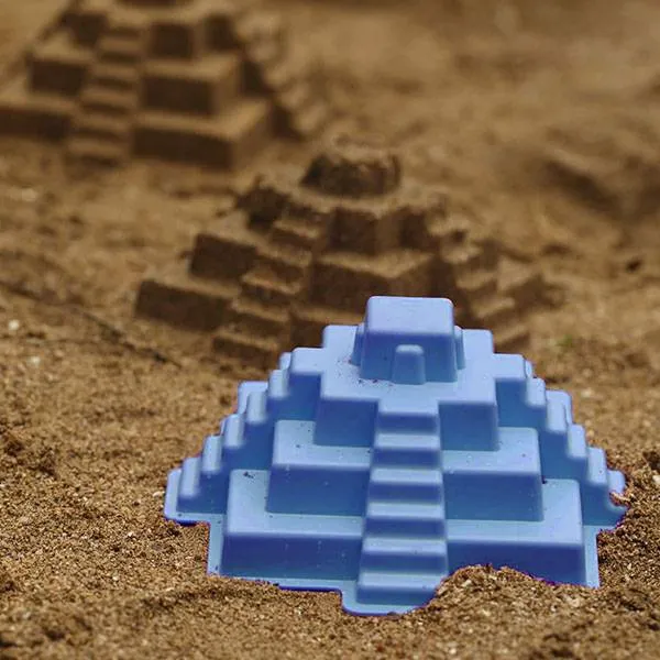 hape toys mayan pyramid sand mold