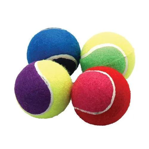 Happy Pet Tennis Ball 4 Pack Dog Toy