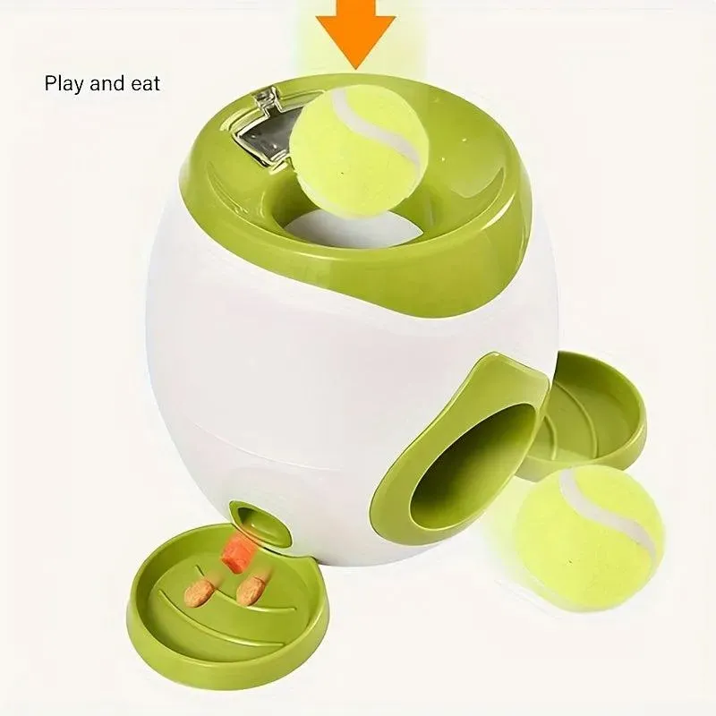 Interactive Dog Tennis Ball Feeder