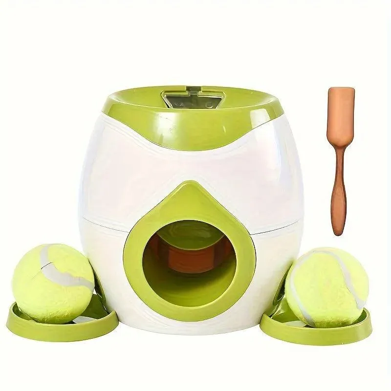 Interactive Dog Tennis Ball Feeder