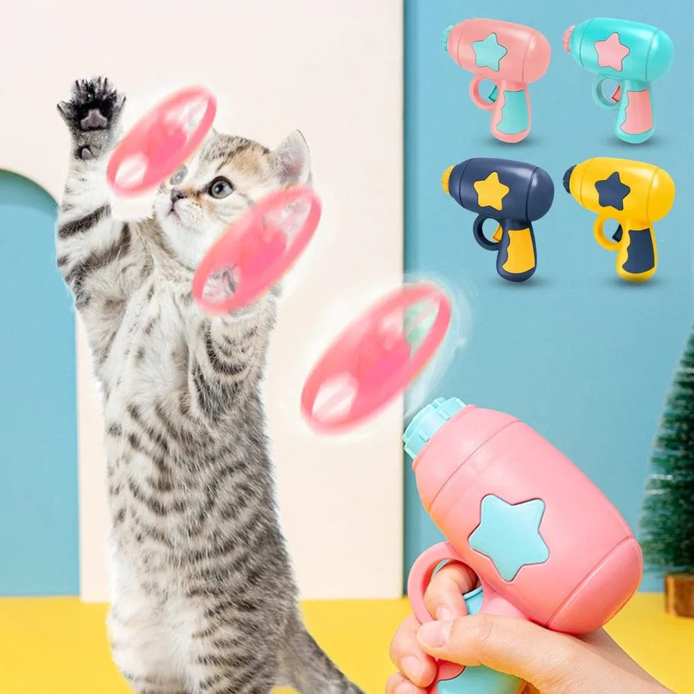 Interactive Training Cat Gun Toy