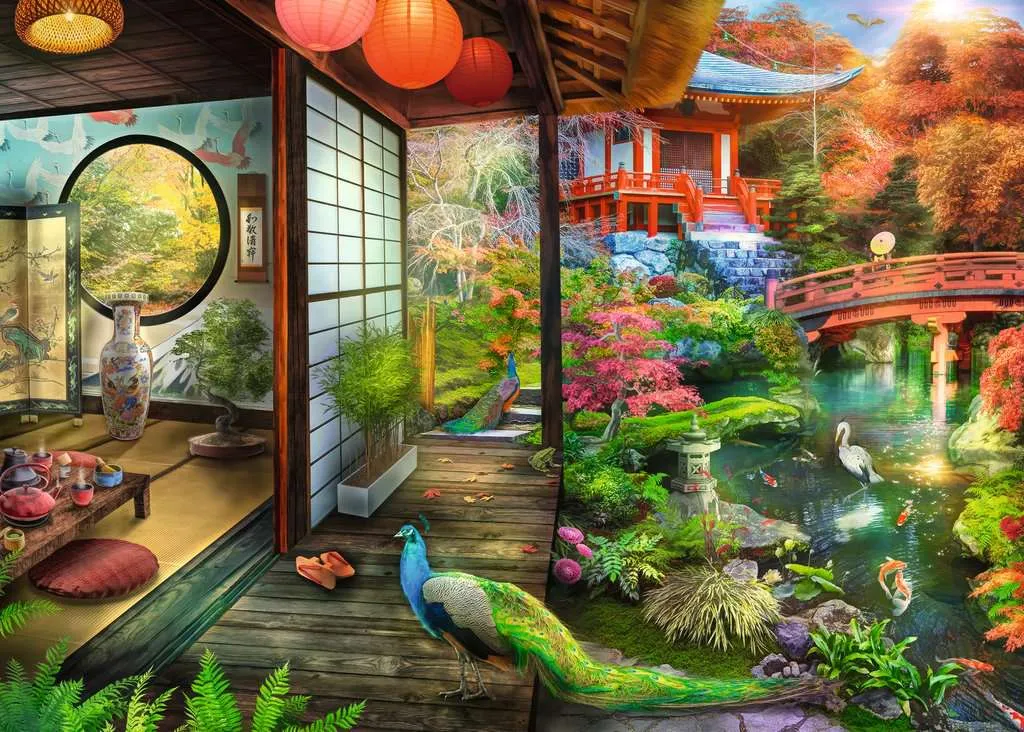 Japanese Garden Teahouse | 1000 pc Puzzle