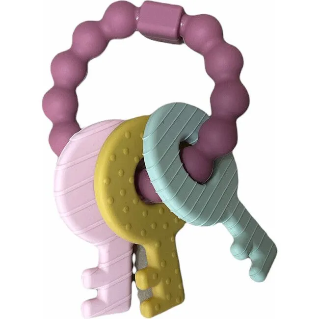 Key Rattle Teether - Various Colors