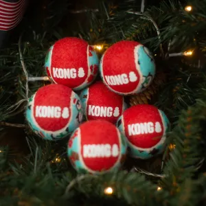 KONG Holiday SqueakAir Balls 6 Pack