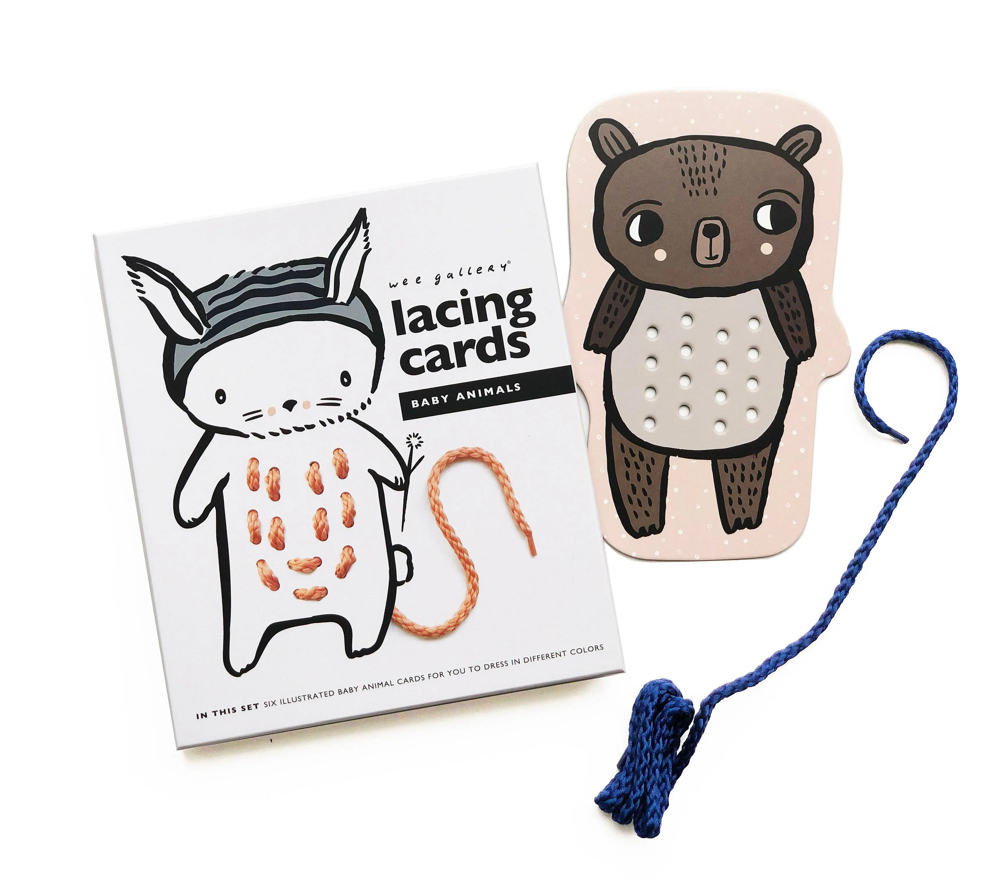 Lacing Cards - Baby Animals