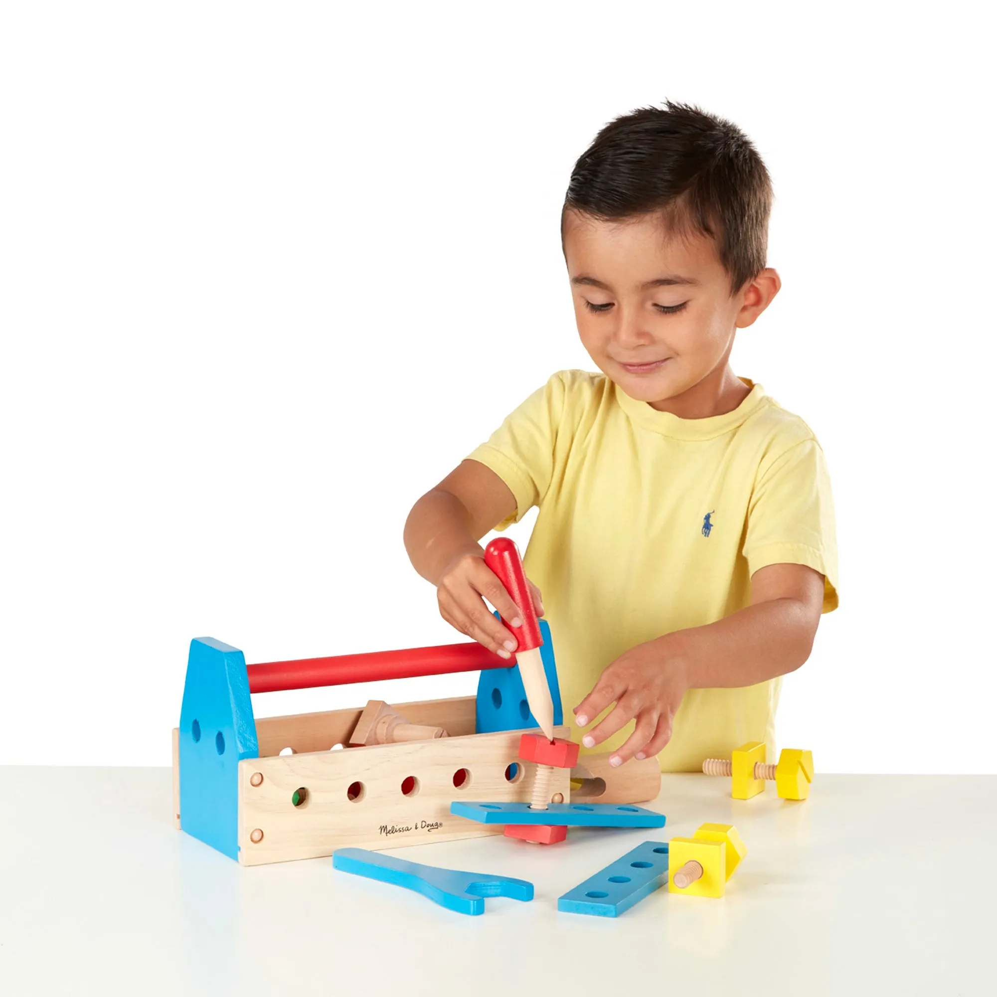 Melissa & Doug Take-Along Tool Kit Wooden Toy